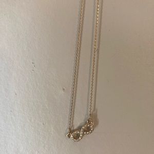 Infinity Necklace with Cubic Zirconia